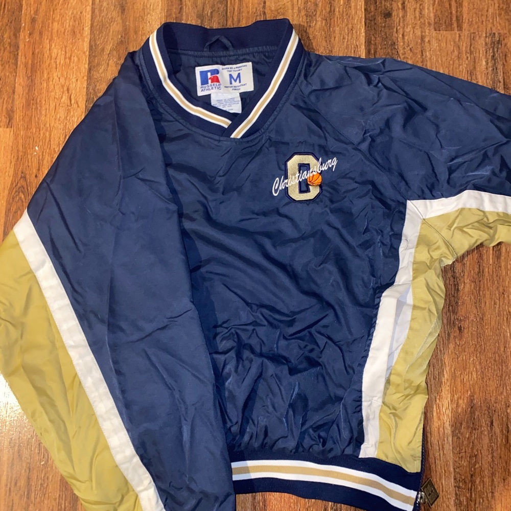 Vintage Christiansburg Basketball Warmup Pullover